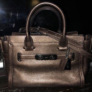 Coach Swagger 27 34816 Dark Bronze MSRP 450.00 Very Good Cond 100% Authentic